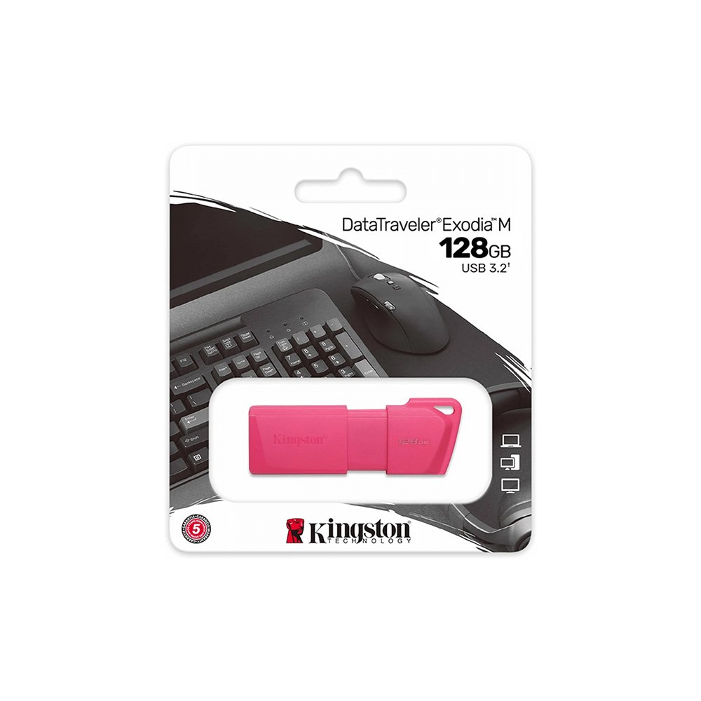Flash Memory Kingston DT Exodia M 128GB Pink