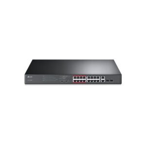 Switch TP-Link TL-SL1218MP 16 Puertos 10-100 PoE+ / 2 Gigabit
